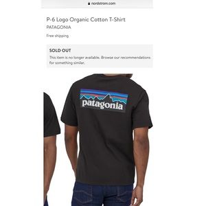 Patagonia Men’s P-6 Logo Organic Cotton T-Shirt